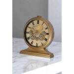 Creative Gear Art Table clock Gold - Image 2
