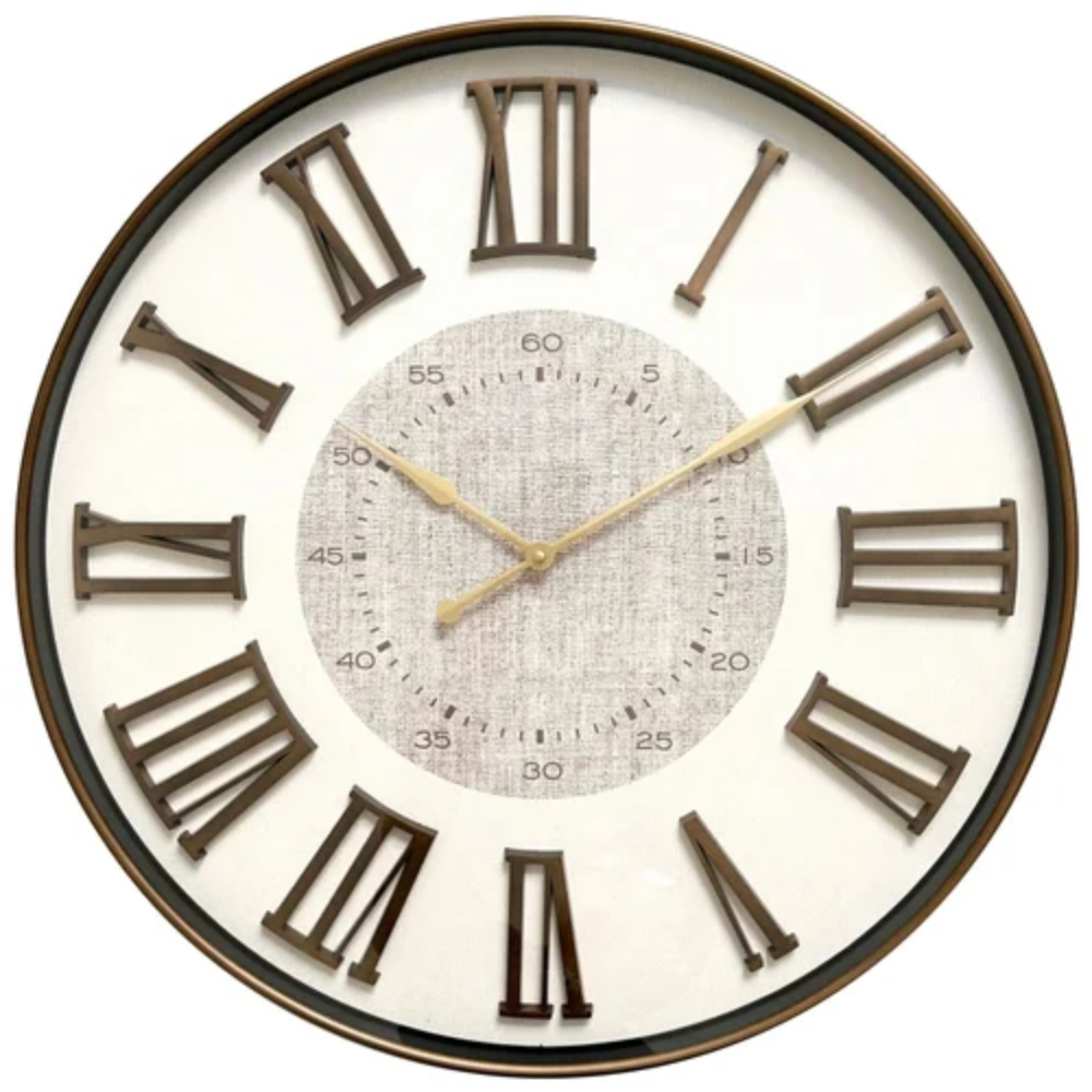 OSM-2454-1 Vintage Roman Numeral Wall Clock - Image 1