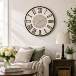 Vintage Roman Numeral Wall Clock - Image 2