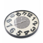 Wall Clock With Seconds Dial Black - Image 3