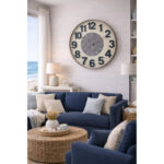 Wall Clock With Seconds Dial Black - Image 5