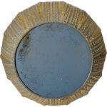 Rustic Gold Metal Decorative Vase Pumpkin Style Set Of 2 Pcs - Image 3