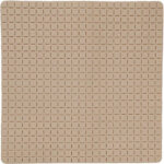 Textured Grid Bath Mat - TPR Material-Beige