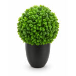 Artificial Green Plant Bonsai in Plastic Pot