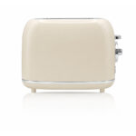 Retro SS Electric 2 Slices Toaster White - Image 4