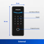 keyless access Smart Fingerprint Door Lock - Image 8