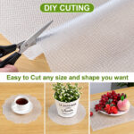 Anti Slip Doted Drawer Liner Mat - Transparent - Image 4