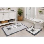 Bath and Contour Toilet Rug Set OYSTER GREY - Image 4