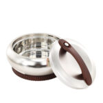 Stainless Steel Finish Insulated Hotpot with Handle - Image 3