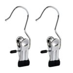 Heavy-Duty Metal Hanger Clips with Hooks – 2 Pieces