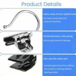 Heavy-Duty Metal Hanger Clips with Hooks – 2 Pieces - Image 4