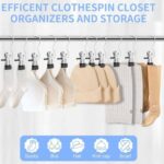 Heavy-Duty Metal Hanger Clips with Hooks – 2 Pieces - Image 3