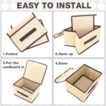 Foldable Fabric Storage Box with Lid - Image 8