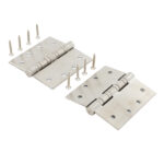 Ball Bearing Hinge Silver Finished 4"x4"x3.Mm