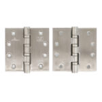 Ball Bearing Hinge Silver Finished 4"x4"x3.Mm - Image 2