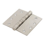 Ball Bearing Hinge Silver Finished 4"x4"x3.Mm - Image 4