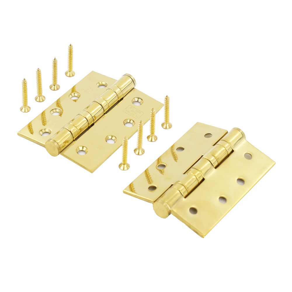 JTC-517-5 Ball Bearing Hinge PVD Polish 4″X3″ X 3Mm - Image 1