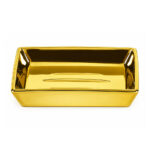 KLW-140 Bath Accessories 3 Pc Set Glamour Gold - Image 2