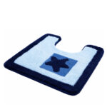 Bath and Contour Toilet Rug Set AZURE BLUE - Image 2