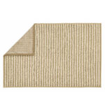Amalia Striped Bath Rug – Taupe - Image 2