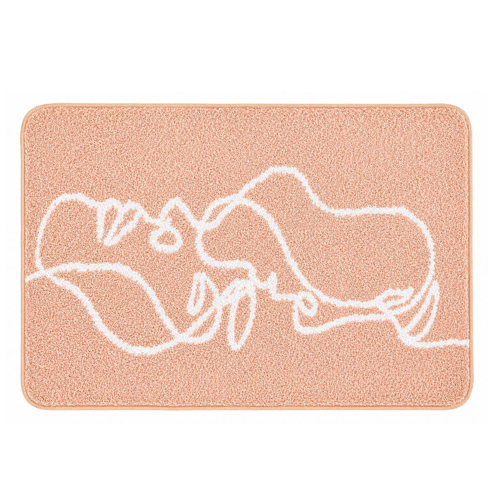 KLW-505-1 Bath Rug Face Pearl - Image 1