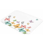 Butterfly Design Bathroom Shower Mat – Multicolor - Image 2