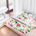 Rosalie Floral Anti-Slip Bath Runner - Image 2