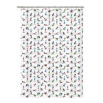 Shower Curtain Textile Yogi - Multicolor