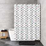 Shower Curtain Textile Yogi - Multicolor - Image 2