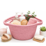 Punta Rope Storage Basket – Clove Pink - Image 2