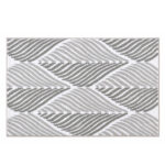 Bath Rug Leaf Anthracite