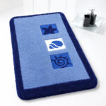 Bath Rug Beach Azure Blue - Image 2
