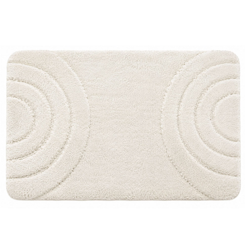 KLW-541-1 Bath Rug Bow Beige - Image 1