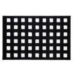 Bath Rug Black and White