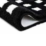 Bath Rug Black and White - Image 3