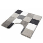 Bath and Contour Toilet Rug Set Caro Flanell Grey - Image 2