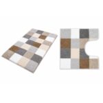 Bath and Contour Toilet Rug Set Caro cashmere
