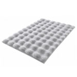 Bath Rug Cloud Silver Grey - Image 3