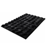 Bath Rug Cloud Black - Image 2