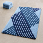 Bath Rug Cross Blue - Image 5