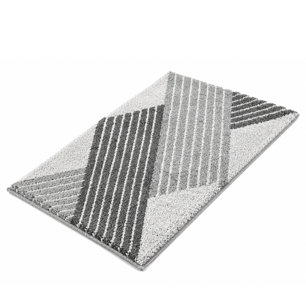 KLW-561-1 Bath Rug Cross Anthracite - Image 1