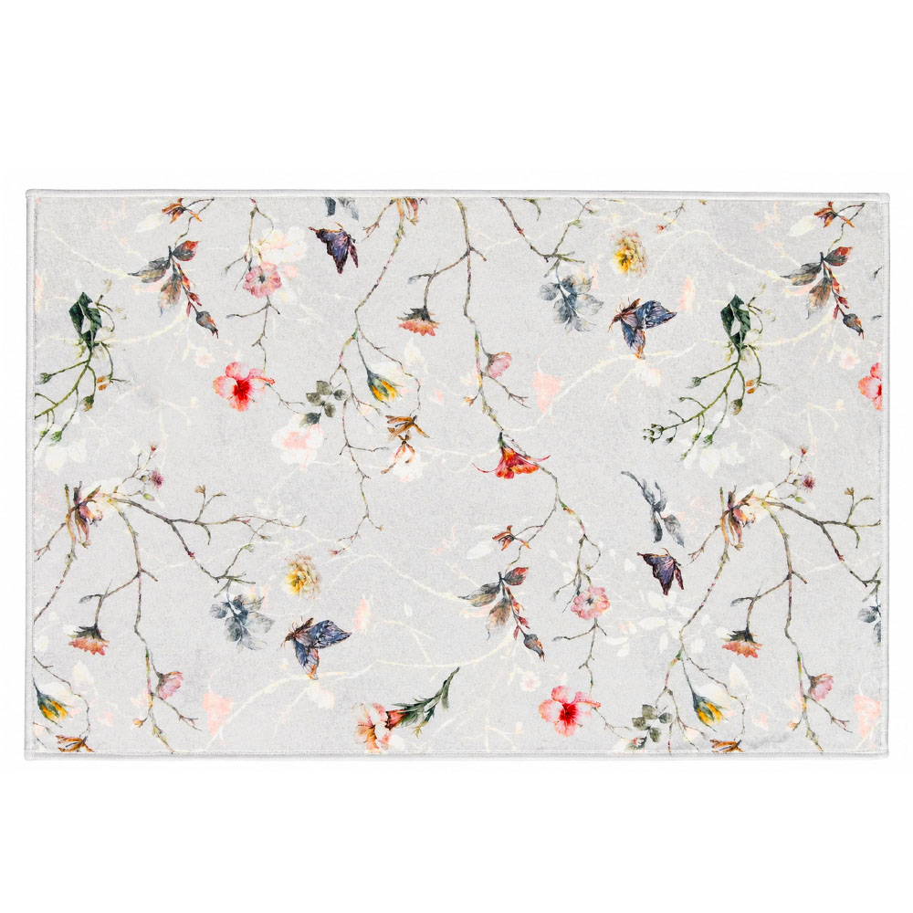 KLW-563-1 Bath Rug Flores Multicolor - Image 1