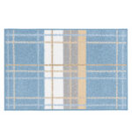 Bath Rug Kara Steel Blue