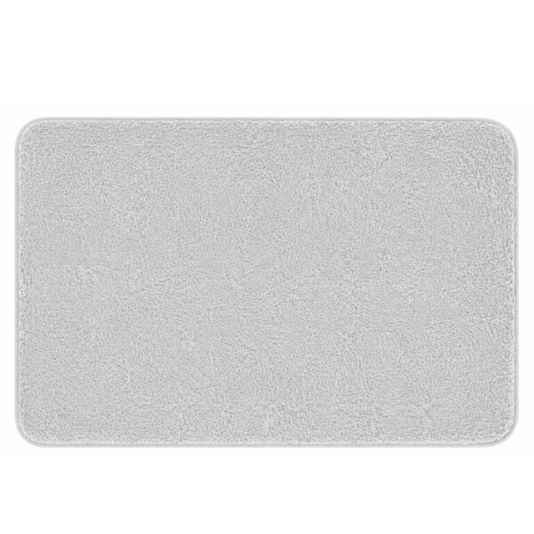 Bath Rug Meadow Silver Grey
