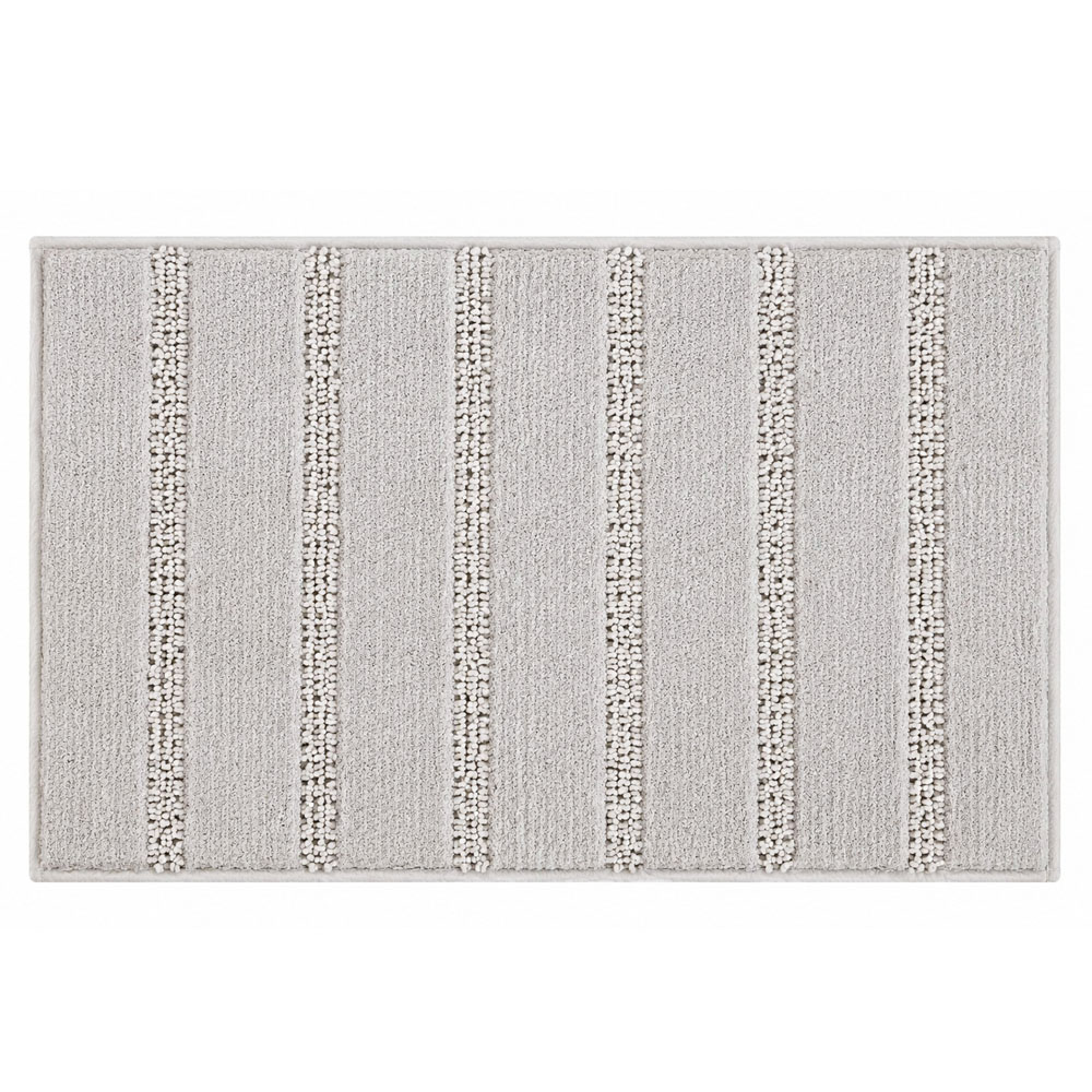 KLW-584-1 Bath Rug Monrovia Platinum - Image 1