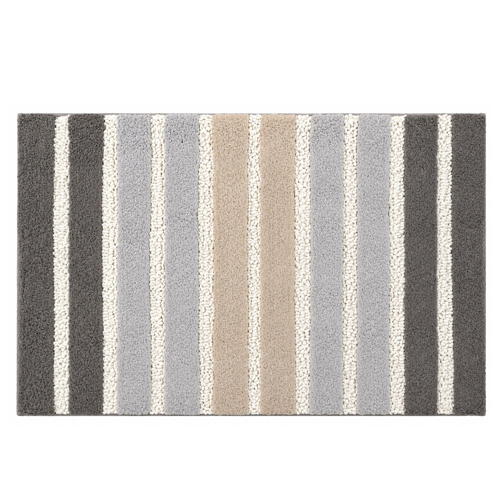 KLW-588-1 Bath Rug Phoenix Silver Grey - Image 1