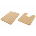 Bath and Contour Toilet Rug Set Relax Champagne