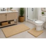 Bath and Contour Toilet Rug Set Relax Champagne - Image 4