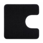 Bath and Contour Toilet Rug Set Relax Black