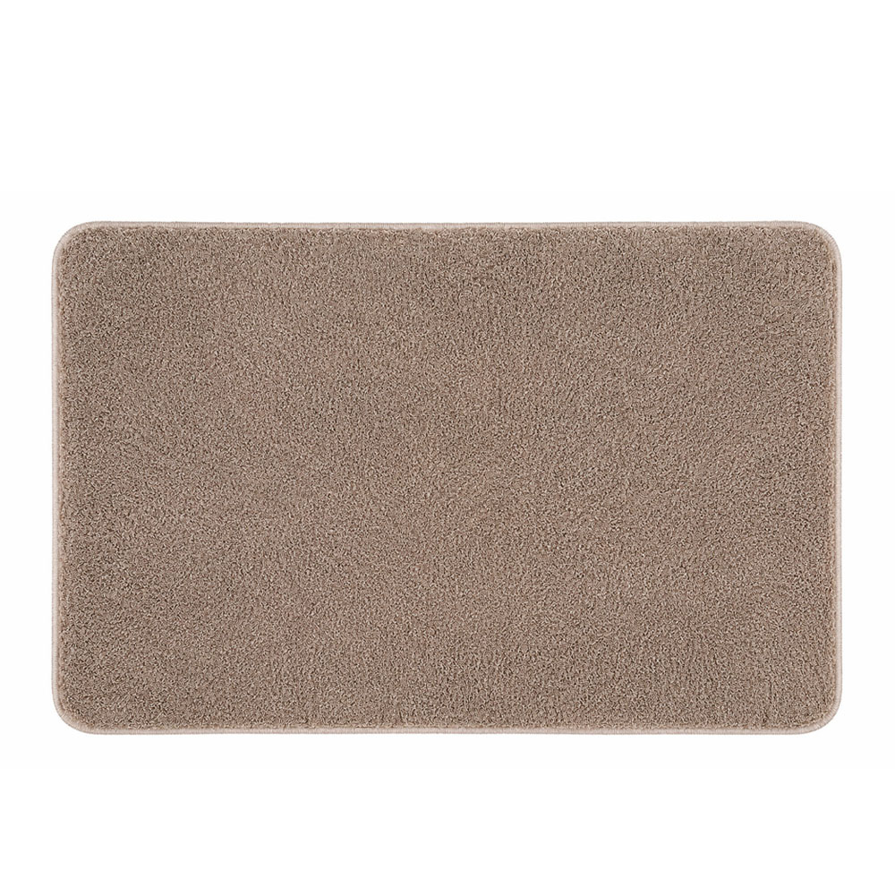 KLW-598-1 Relax Luxury Bathroom Rug – Taupe - Image 1